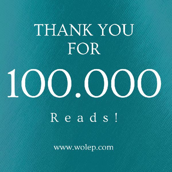 Celebrating 100,000 Reads on WOLEP.com!